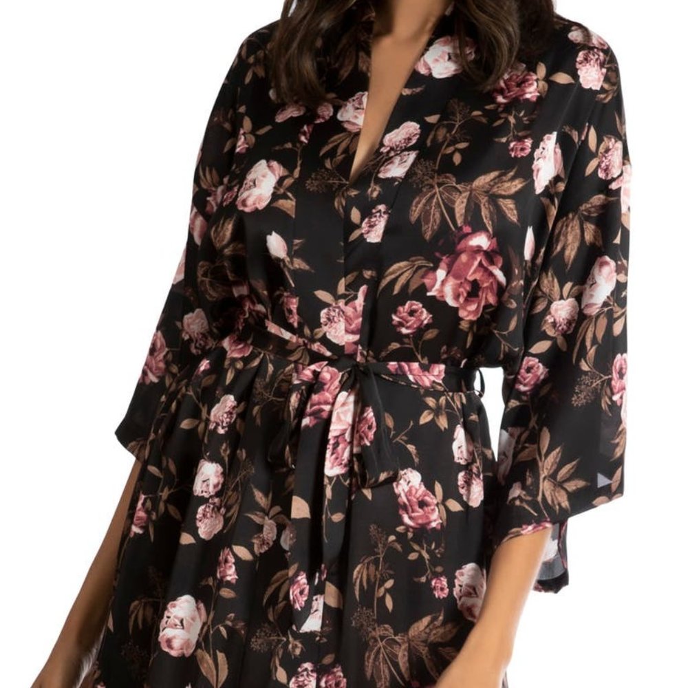 Midnight Bakery satin kimono Robe from Nordstrom